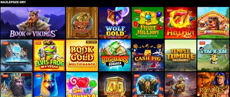 Popularne gry i sloty w kasynie N1